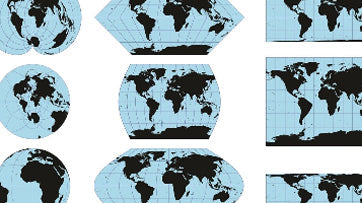 The 6 Main Types of World Map Projections