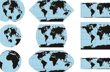 The 6 Main Types of World Map Projections
